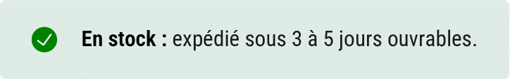 Badge En stock