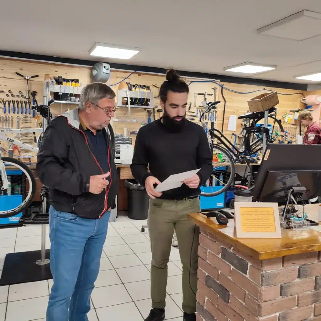 Trottinette électrique clients magasin